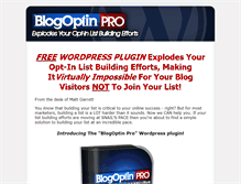 Tablet Screenshot of blogoptinpro.com